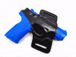 Black Beretta Px4 Storm Full Size .45 ACP Quick Draw Thumb Break Belt Leather Holster - 4MYH105LP