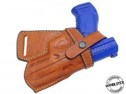 Brown / Right Beretta Px4 Storm Full Size .45 ACP SOB Small Of the Back Leather Holster - 42862566113436