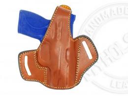 Brown / Right Astra A-75 45acpCompact OWB Thumb Break Leather Belt Holster - 5MYH105LP