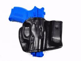 Black / Right Belt Holster with Mag Pouch Leather Holster Fits Bersa Thunder Ultra - 7MYH107LP