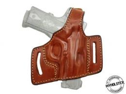 Brown 1911 3" OWB Quick Draw Leather Slide Holster W/Thumb-Break - 30MYH105LP
