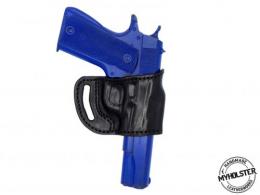 Black 1911 4"-5" Colt, Kimber, Para, Springfield, Smith - Right Hand Yaqui Slide Style Belt Leather Holster - 55MYH105OT Black 1911 4"-5" Colt, Kimber, Para, Springfield, Smith - Right Hand Yaqui Slide Style Belt Leather Holster - 55MYH105OT