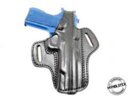Black / Right 1911 5" OWB Thumb Break Leather Belt Holster - Pick your Hand & Color - 42862442250396