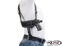 LEFT Browning HP 4" 5" Nylon Horizontal Shoulder Holster with Double Mag Pouch RH - 42862466728092 LEFT Browning HP 4" 5" Nylon Horizontal Shoulder Holster with Double Mag Pouch RH - 42862466728092
