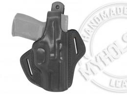 BLACK CANIK TP9 OWB Thumb Break Leather Belt Holster - 65MYH105LP