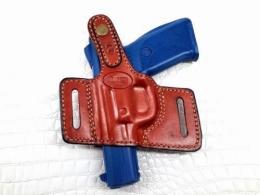 Black Thumb Break Holster Belt Right Hand Leather for Ruger SR9, MyHolster - 37MYH101LP