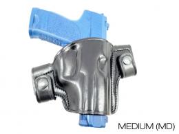Black / MEDIUM OWB Snap-on Leather Belt  Holster Fits Beretta PX4 Storm Subcompact - IC6124 SM