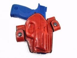 Brown / FULL Snap-on Holster for Smith & Wesson M&P Compact .40 S&W , MyHolster - 54MYH109LP