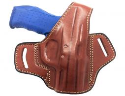 BROWN OWB Brown Thumb Break Right Hand Leather Belt Holster Fits Smith & Wesson SW99 - 42862258290844