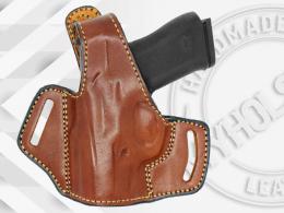 Brown / Left MossbergMC1 Thumb Break Leather Belt Holster - Choose Your Hand and Color - 42862280376476