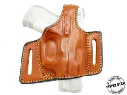 Brown For Glock 43 OWB Pancake Style Right Hand W/ Thumb Break Belt Holster - 7MYH101LP