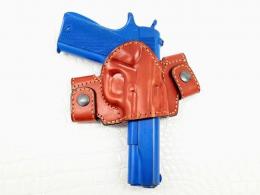 Brown / SHORT Snap-on Holster for 1911 Government , MyHolster - 42862547075228
