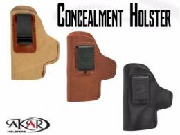 Black J Frame Rev IWB Inside Pants CCW Clip-On Left Hand Holster- Choose Your Color