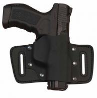 OWB Holster Right Hand Kydex and Cow Hide Black Fits GLOCK 17/19/44 - 42862379008156