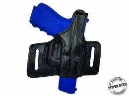 Black Right Hand Thumb Break Belt Leather Holster Fits GLOCK 23- Choose your color- - 13MYH101LP_BL
