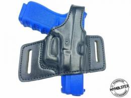 Black Right Hand Thumb Break Belt Leather Holster Fits Glock 19 - 13MYH101LP_BL