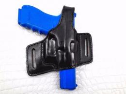 Black Right Hand Thumb Break Belt Leather Holster Fits Glock 17/22/31 - 13MYH101LP_BL