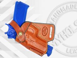 Brown / Left Smith & Wesson Model 4506 SOB Small Of the Back Leather Holster - 13MYH104LP_LF_BR