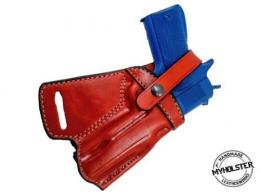 Brown / Left SOB Small Of the Back Holster Fits GLOCK 19 - Pick your Hand & Color - - 13MYH104LP_LF_BR