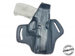 Black For Glock 17/22/31  OWB Thumb Break Right Hand Leather Belt Holster - 13MYH105LP_BL