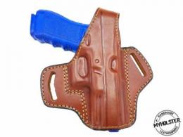 Brown Taurus PT-940 Compact OWB Thumb Break Leather Belt Holster - 13MYH105LP_BR