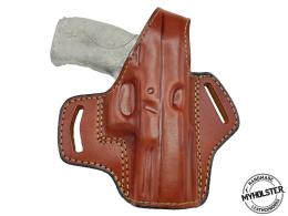Brown For Glock 17/22/31  OWB Thumb Break Right Hand Leather Belt Holster - 13MYH105LP_BR