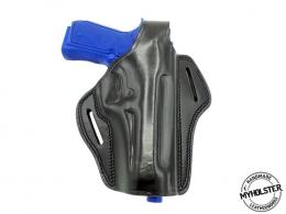 BLACK BERETTA M9A1 OWB Right Hand Thumb Break Leather Belt Holster - Pick your Color - 192MYH105LP_BL