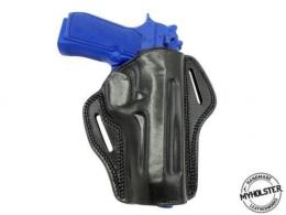 Black H&K HK 45 5" Open Top Right Hand Leather Belt Holster - Pick your color - 192MYH105OT_BL