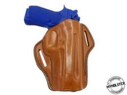 Brown CZ 75 B Open Top Right Hand Leather Belt Holster - Pick your color - 192MYH105OT_BR
