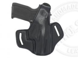 Black Smith & Wesson M&P .40  OWB Thumb Break Leather Belt Holster - 1MYH105LP_BL