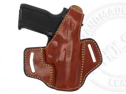 Brown Smith & Wesson M&P .40  OWB Thumb Break Leather Belt Holster