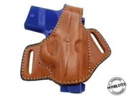 Black Sig Sauer P938 Right Hand OWB Thumb Break Leather Belt Holster - Options - 29MYH105LP_BL