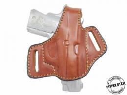 Brown Kimber Micro 9 OWB Thumb Break Leather Belt Holster - Choose your Color - - 29MYH105LP_BR Brown Kimber Micro 9 OWB Thumb Break Leather Belt Holster - Choose your Color - - 29MYH105LP_BR