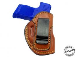 Brown Sig Sauer P365 IWB Inside the Waistband Right Hand Leather Holster - 29MYH106LP_BR