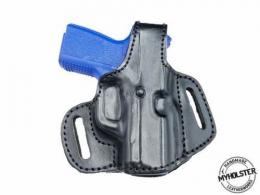 Black / Left Sig Sauer 1911 3" OWB Thumb Break Leather Belt Holster, MyHolster - 30MYH105LP_BL_LH