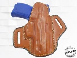 Brown Premium Quality Black Open Top Pancake Style OWB Holster Fits Sig Sauer P365