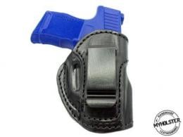 Black Springfield Hellcat IWB Inside the Waistband Right Hand Leather Holster - 30MYH106LP_BL Black Springfield Hellcat IWB Inside the Waistband Right Hand Leather Holster - 30MYH106LP_BL