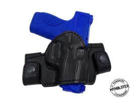 Black RUGER LC9 Snap-on Right Hand Leather Holster - 30MYH109LP_BL