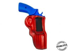 Brown Smith & Wesson 686 4" IWB Inside the Waistband Right Hand Leather Holster - 33MYH106LP_BR
