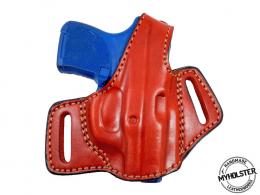 Brown Ruger LCP OWB Thumb Break Compact Style Right Hand Leather Holster