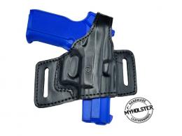 Black SAR K2P OWB Thumb Break Compact Style Right Hand Leather Holster - 37MYH101LP_ _Bl