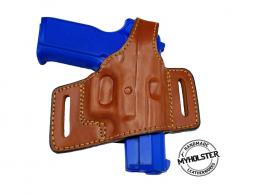 Brown Ruger SR9 OWB Thumb Break Compact Style Right Hand Leather Holster - 37MYH101LP_ _Br