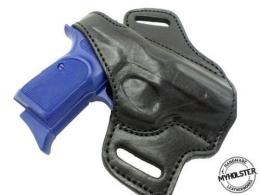 Black Bersa Thunder .380 Plus OWB Right Hand Thumb Break Leather Belt Holster - 41MYH105LP_BL