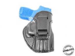 Black EAA SAR B6P 9mm IWB Inside the Waistband Right Hand Leather Holster - 43MYH106LP_BL
