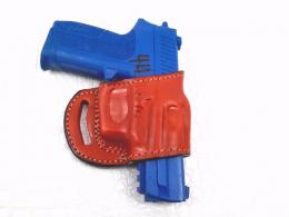 Brown Yaqui slide belt holster for Sig Sauer SP2022 (Sig Pro), MyHolster - 44MYH102LP_BR