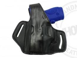 Black Left For Glock 26/27/33 OWB Thumb Break Leather Belt Holster - 49MYH105LP_BL_LH