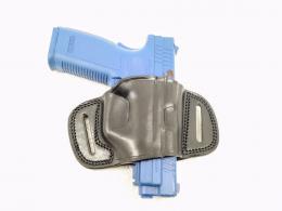 Black OWB Quick Slide Leather Belt Holster for Springfield Armory XD .40 S&W 3" Sub - 49MYH105SP_BL