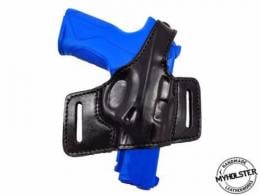 Black Beretta Px4 Storm Full Size .45 Right Hand Thumb Break Belt Leather Holster - 4MYH101LP_BL