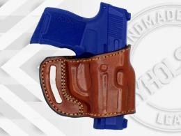Brown Sig Sauer P365 OWB Yaqui Slide Style Right Hand Leather Belt Holster - 4MYH102LP_BR