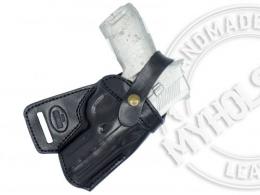Black / Right Springfield Armory XD 4 Full Size Model .357SIG SOB Small Of the Back Holster - Pick your Color and Hand - 4MYH104LP_BL